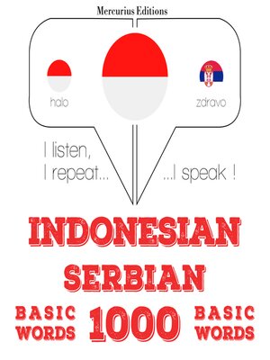 cover image of 1000 kata-kata penting di Serbia